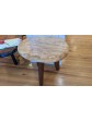 Ambrosia Maple side table with black walnut legs